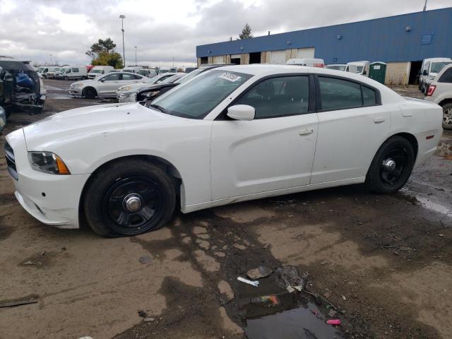2C3CDXAG0EH368191 - 2014 DODGE CHARGER POLICE WHITE photo 1