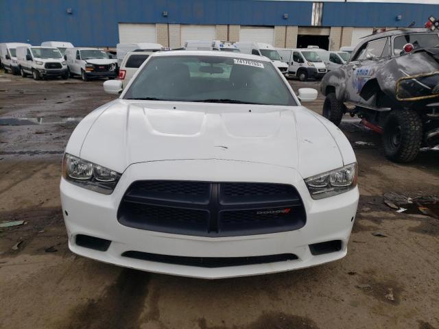 2C3CDXAG0EH368191 - 2014 DODGE CHARGER POLICE WHITE photo 5