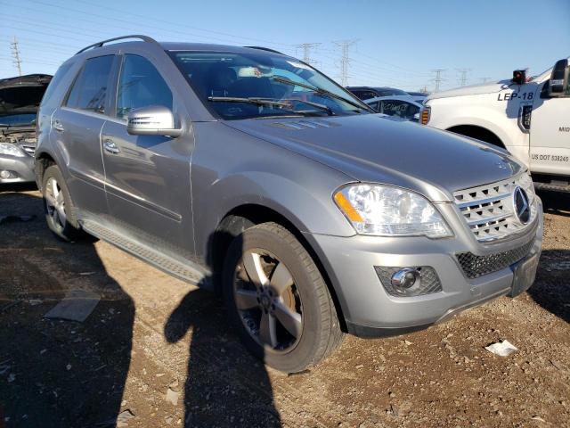 4JGBB8GB0BA666566 - 2011 MERCEDES-BENZ ML 350 4MATIC GRAY photo 4