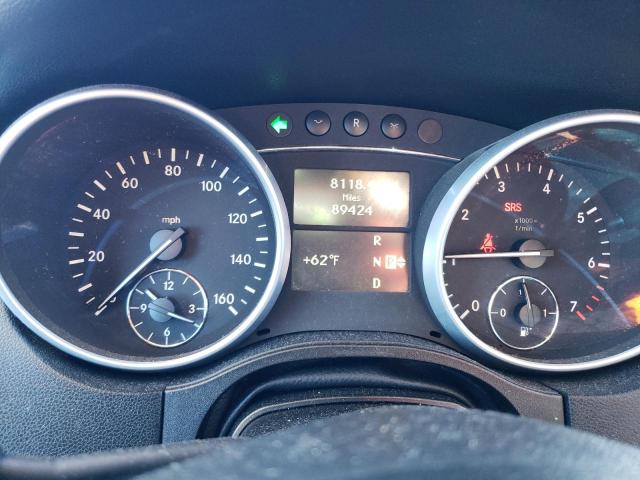 4JGBB8GB0BA666566 - 2011 MERCEDES-BENZ ML 350 4MATIC GRAY photo 9