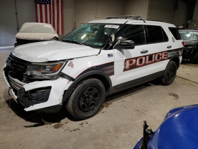1FM5K8AR8KGB44090 - 2019 FORD EXPLORER POLICE INTERCEPTOR WHITE photo 1
