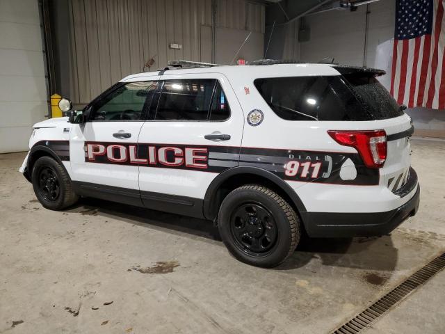 1FM5K8AR8KGB44090 - 2019 FORD EXPLORER POLICE INTERCEPTOR WHITE photo 2
