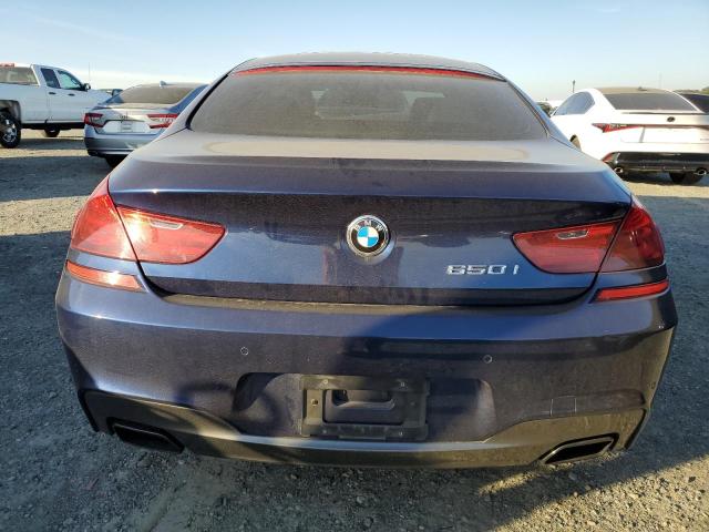 WBA6B2C56DD128567 - 2013 BMW 650 I BLUE photo 6