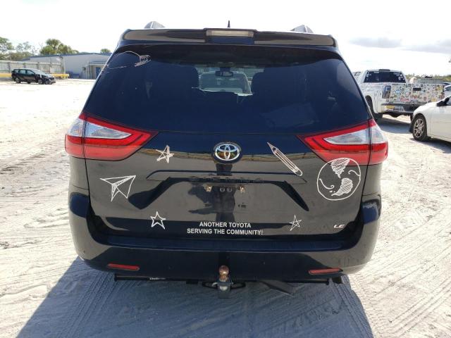 5TDKZ3DC3KS008890 - 2019 TOYOTA SIENNA LE BLACK photo 6