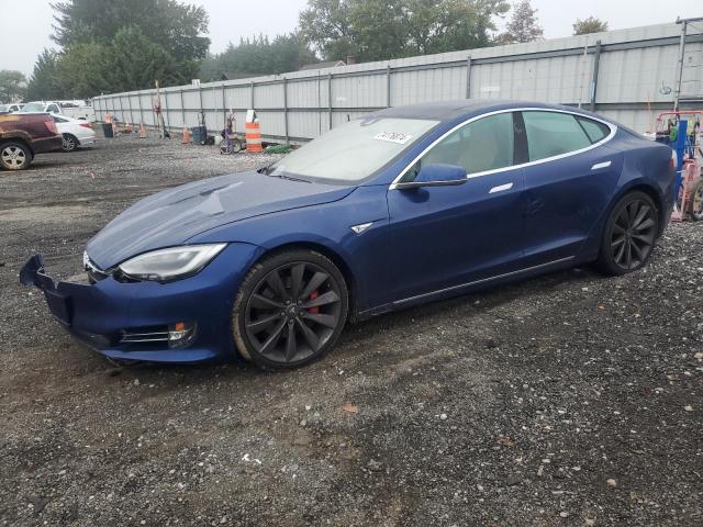 5YJSA1E48GF153079 - 2016 TESLA MODEL S BLUE photo 1