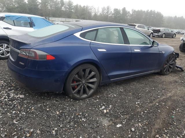 5YJSA1E48GF153079 - 2016 TESLA MODEL S BLUE photo 3