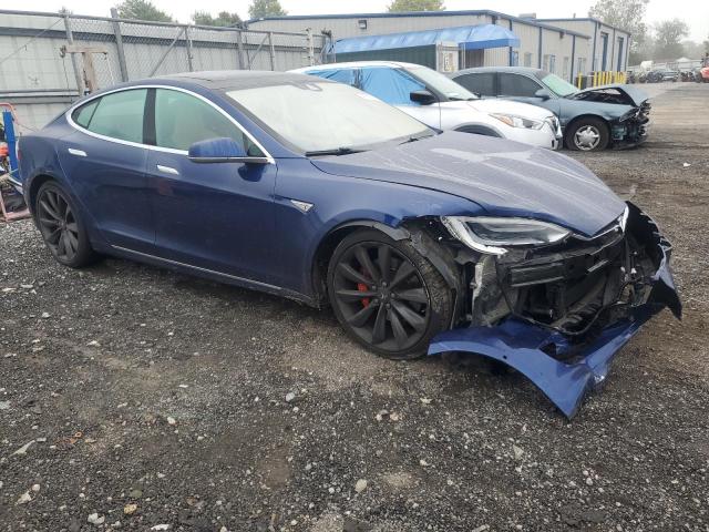 5YJSA1E48GF153079 - 2016 TESLA MODEL S BLUE photo 4