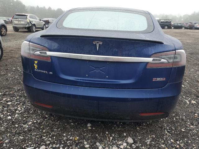 5YJSA1E48GF153079 - 2016 TESLA MODEL S BLUE photo 6