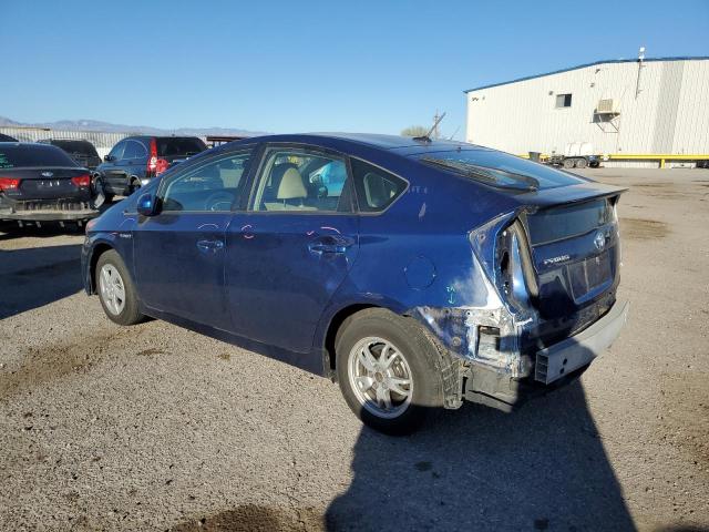 JTDKN3DU9A0219050 - 2010 TOYOTA PRIUS BLUE photo 2