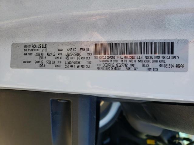 3C6URVJG1KE527742 - 2019 RAM PROMASTER 3500 HIGH 黑色 照片 12