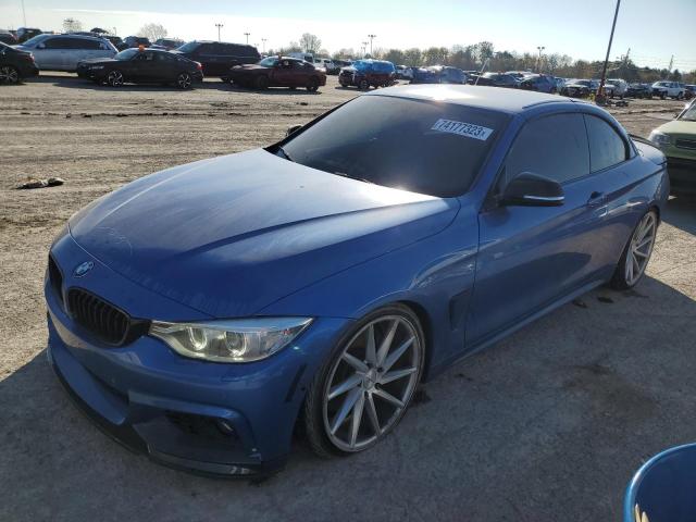 WBA3T7C55FPW79748 - 2015 BMW 435 XI BLUE photo 1