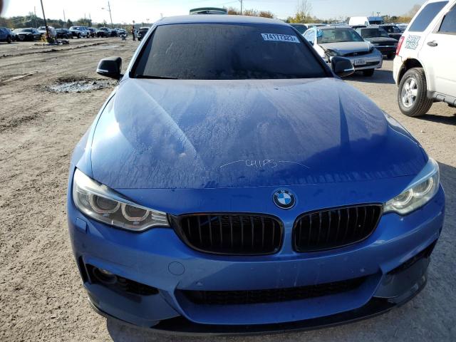 WBA3T7C55FPW79748 - 2015 BMW 435 XI BLUE photo 5