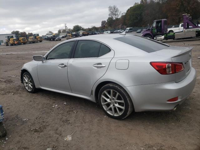 JTHCF5C21C5054337 - 2012 LEXUS IS 250 SILVER photo 2