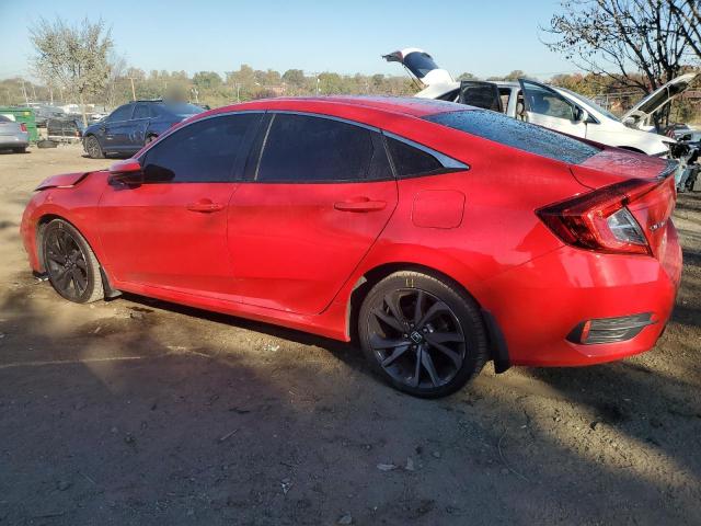 2HGFC2F88KH593147 - 2019 HONDA CIVIC SPORT RED photo 2