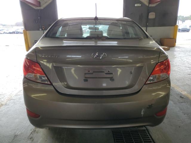 KMHCT4AE1CU088989 - 2012 HYUNDAI ACCENT GLS GRAY photo 6