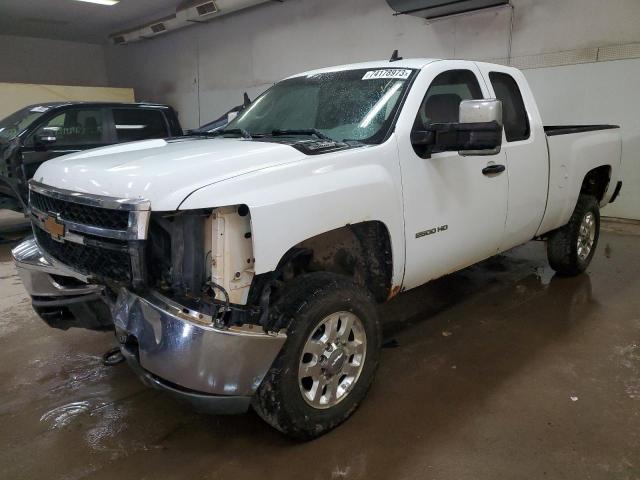 1GC2KVCG1DZ396692 - 2013 CHEVROLET SILV1500 K2500 HEAVY DUTY WHITE photo 1