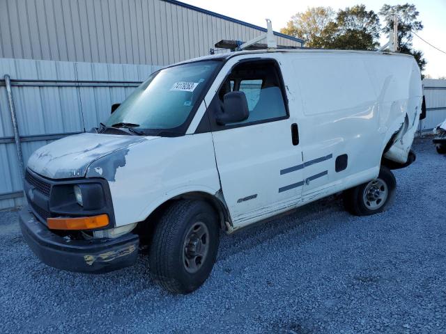 1GCGG25U441236068 - 2004 CHEVROLET EXPRESS 25 WHITE photo 1