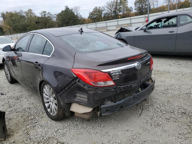 W04GN5EC1B1037288 - 2011 BUICK REGAL CXL BLACK photo 2