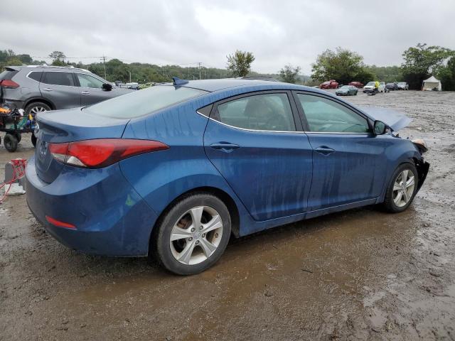 KMHDH4AE5GU644975 - 2016 HYUNDAI ELANTRA SE BLUE photo 3