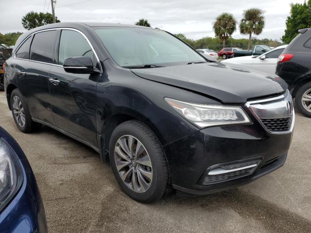 5FRYD3H43EB012277 - 2014 ACURA MDX TECHNOLOGY BLACK photo 4