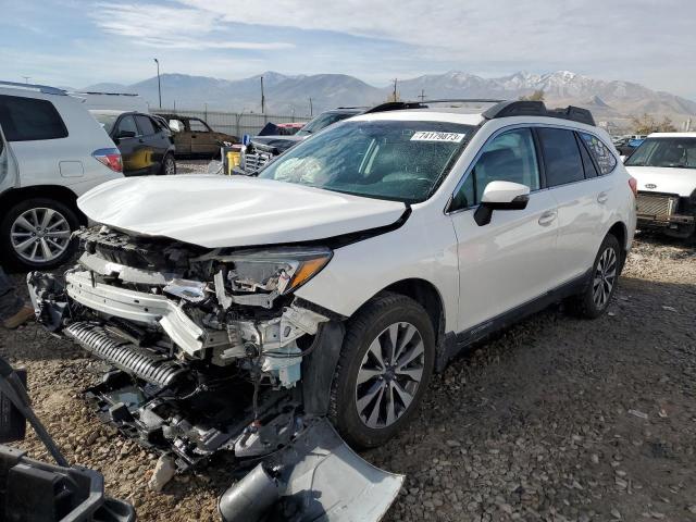 4S4BSANC8F3309889 - 2015 SUBARU OUTBACK 2.5I LIMITED WHITE photo 1