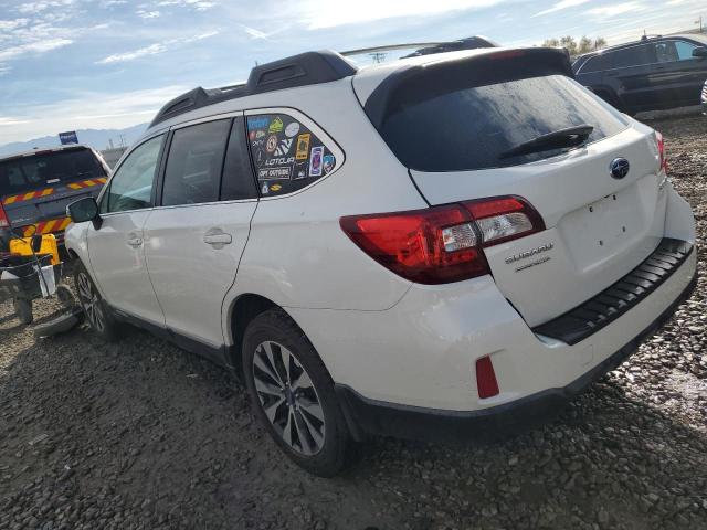 4S4BSANC8F3309889 - 2015 SUBARU OUTBACK 2.5I LIMITED WHITE photo 2