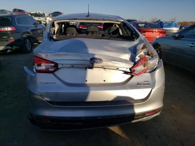 3FA6P0LU9JR251918 - 2018 FORD FUSION SE HYBRID SILVER photo 6