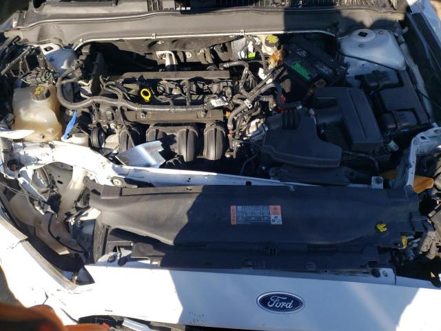 1FA6P0G71F5130976 - 2015 FORD FUSION S WHITE photo 11