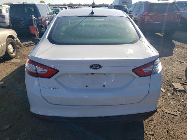 1FA6P0G71F5130976 - 2015 FORD FUSION S WHITE photo 6