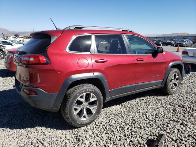 1C4PJMBS1EW278055 - 2014 JEEP CHEROKEE TRAILHAWK BURGUNDY photo 3