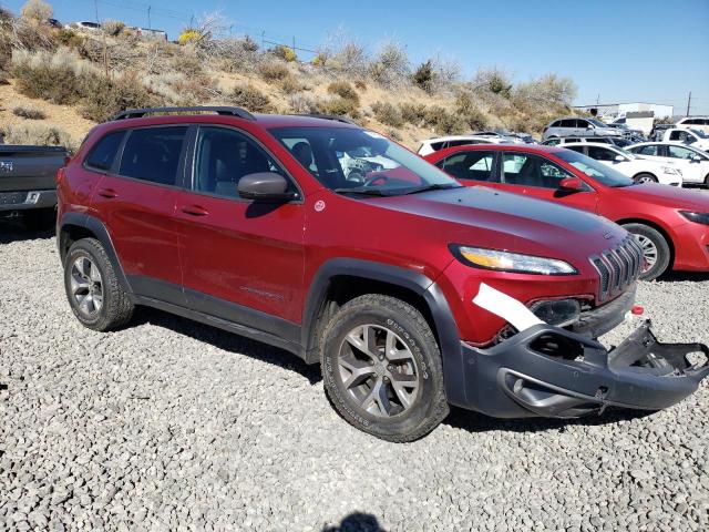 1C4PJMBS1EW278055 - 2014 JEEP CHEROKEE TRAILHAWK BURGUNDY photo 4