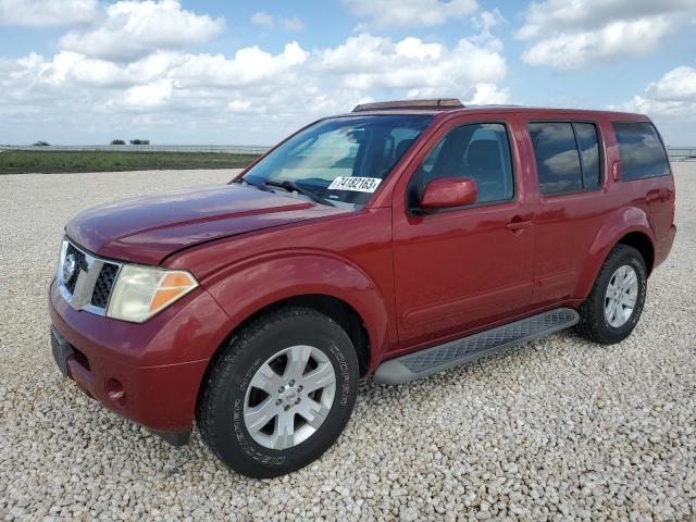 5N1AR18U17C635319 - 2007 NISSAN PATHFINDER LE წითელი ფოტო 1