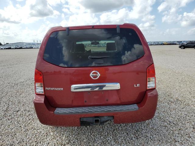 5N1AR18U17C635319 - 2007 NISSAN PATHFINDER LE წითელი ფოტო 6