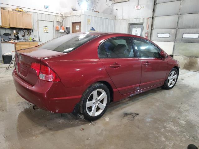 1HGFA16868L011719 - 2008 HONDA CIVIC EX BURGUNDY photo 3