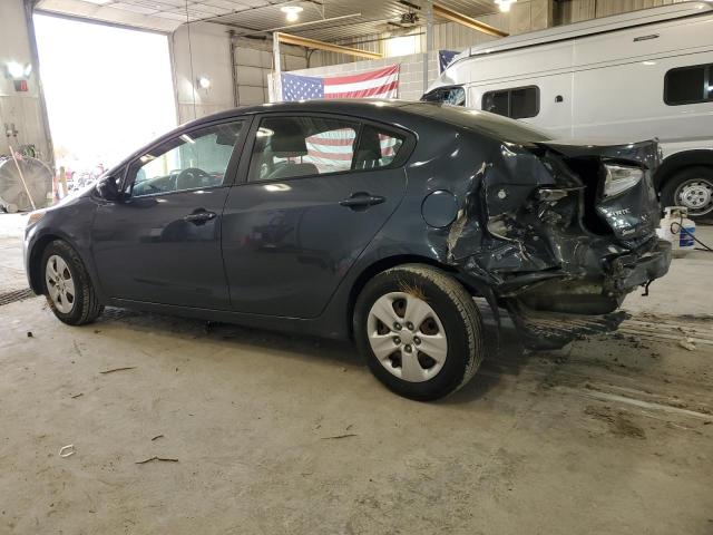 KNAFX4A66G5496982 - 2016 KIA FORTE LX BLUE photo 2