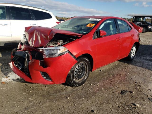 5YFBURHE8GP559586 - 2016 TOYOTA COROLLA L RED photo 1