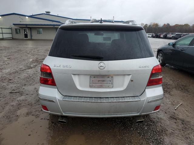 WDCGG8HB8BF649117 - 2011 MERCEDES-BENZ GLK 350 4MATIC SILVER photo 6