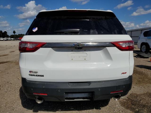 1GNERJKW1MJ255055 - 2021 CHEVROLET TRAVERSE RS WHITE photo 6