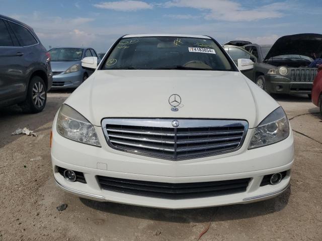 WDDGF54X98F176206 - 2008 MERCEDES-BENZ C 300 WHITE photo 5