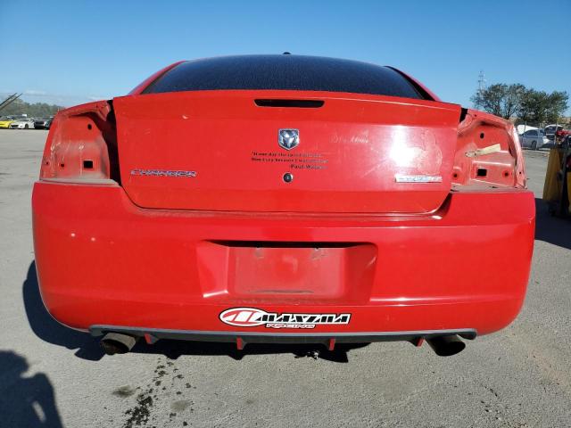 2B3KA73W17H652552 - 2007 DODGE CHARGER SRT-8 RED photo 6