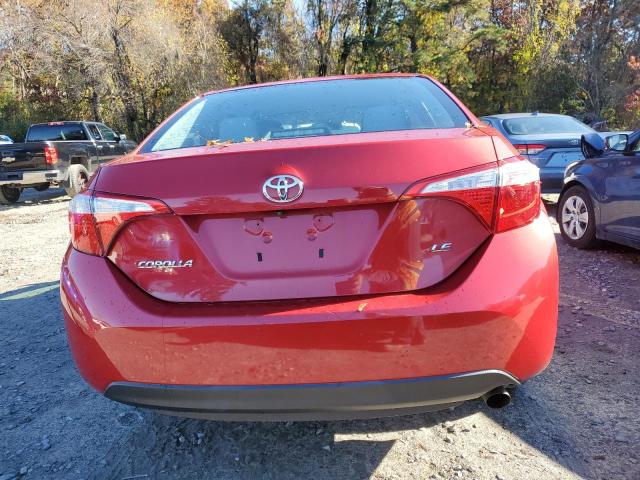 2T1BURHE5GC629724 - 2016 TOYOTA COROLLA L RED photo 6