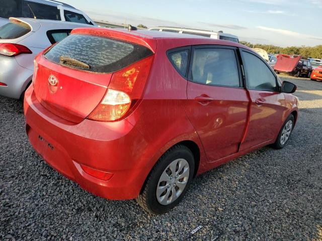 KMHCT5AE7FU224309 - 2015 HYUNDAI ACCENT GS RED photo 3