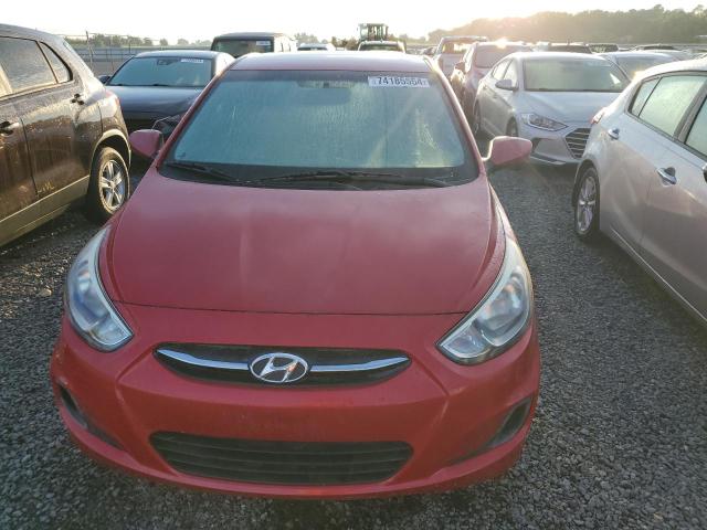 KMHCT5AE7FU224309 - 2015 HYUNDAI ACCENT GS RED photo 5