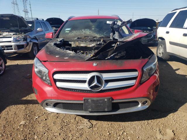 WDCTG4GB5FJ082554 - 2015 MERCEDES-BENZ GLA 250 4MATIC RED photo 5