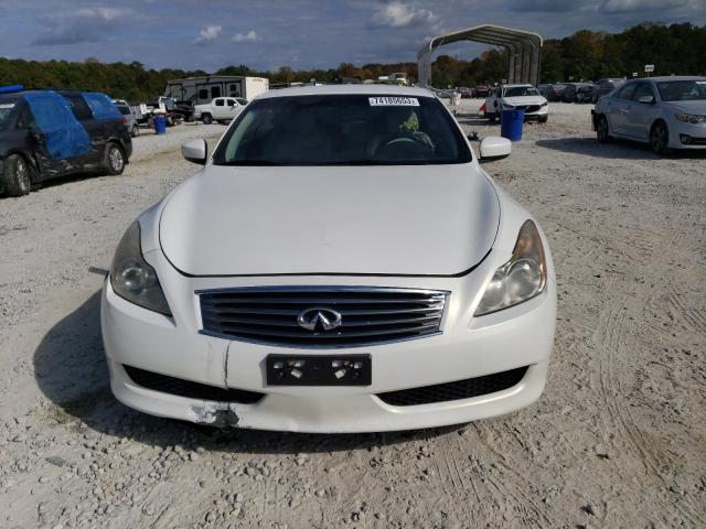 JNKCV66E29M720750 - 2009 INFINITI G37 BASE WHITE photo 5