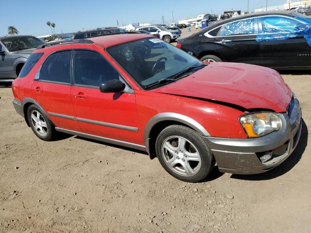 JF1GG68534H807347 - 2004 SUBARU IMPREZA OUTBACK SPORT RED photo 4