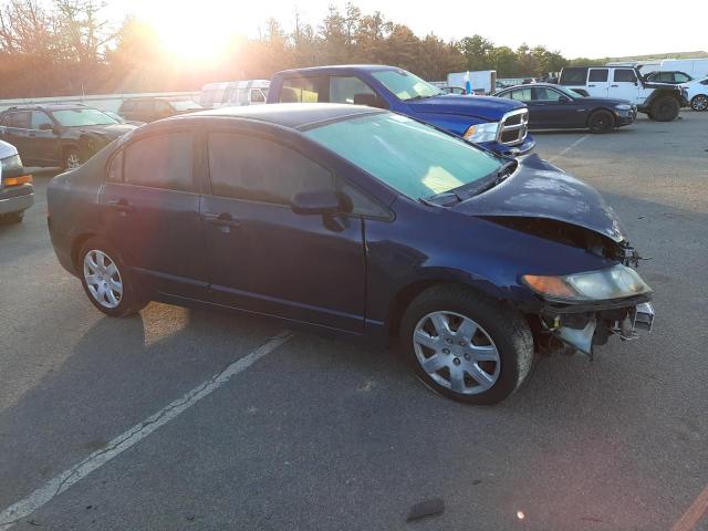 2HGFA16597H512573 - 2007 HONDA CIVIC LX BLUE photo 4