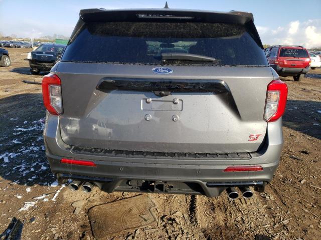 1FM5K8GC3PGB77265 - 2023 FORD EXPLORER ST GRAY photo 6