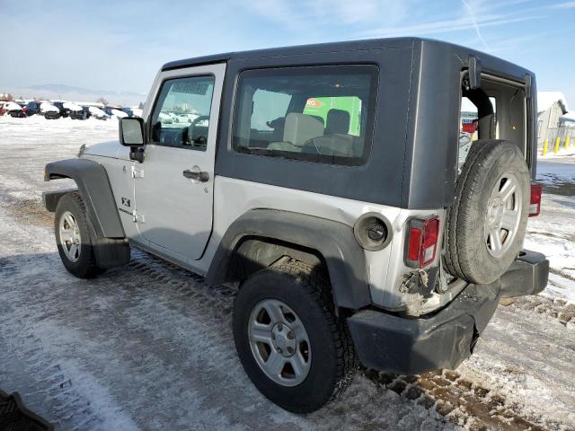 1J4FA24169L758050 - 2009 JEEP WRANGLER X SILVER photo 2