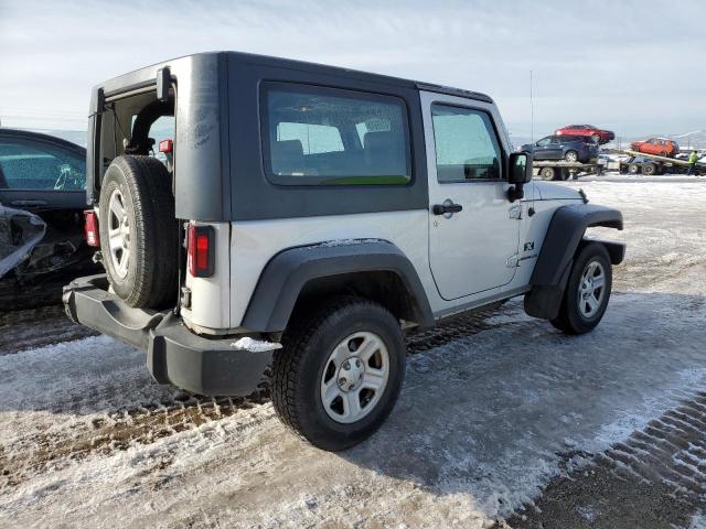 1J4FA24169L758050 - 2009 JEEP WRANGLER X SILVER photo 3